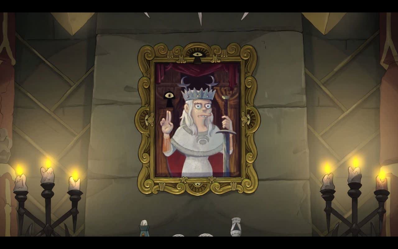 نقد انیمیشن طلسم شدگان (Disenchantment)؛ وقتی تاریک اندیشی هنجار میشود! 23 photo 2026 04 15 13 24 09 نقد انیمیشن طلسم شدگان (Disenchantment)؛ وقتی تاریک اندیشی هنجار میشود!